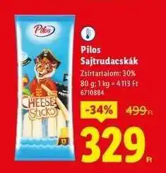 Lidl Pilos Sajtrudacskák ajánlat