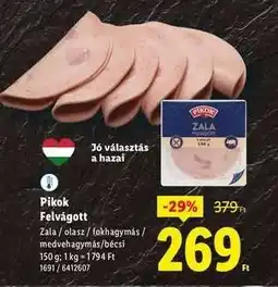 Lidl Pikok Felvágott ajánlat