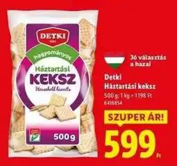 Lidl Detki Háztartási keksz ajánlat