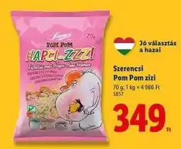 Lidl SZERENCSI Pom Pom zizi ajánlat