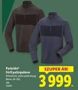 Lidl PARKSIDE Férfi polárpulóver ajánlat