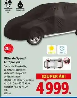 Lidl Ultimate Speed Autóponyva ajánlat