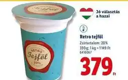 Lidl Retro tejföl ajánlat