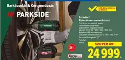 Lidl Parkside Akkus ütvecsavarozó készlet ajánlat