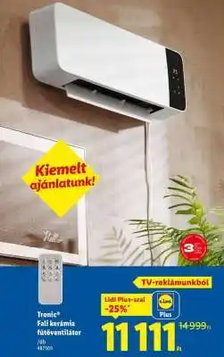 Lidl Tronic Fali kerámia fűtőventilátor ajánlat