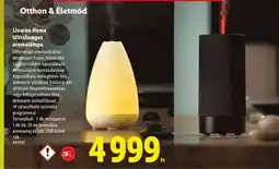 Lidl Livarno Home Ultrahangos aromalámpa ajánlat