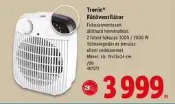Lidl Tronic Fűtőventilátor ajánlat