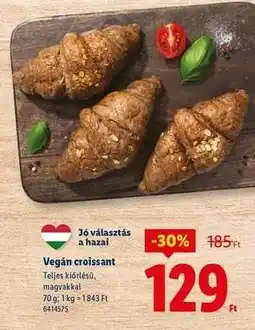 Lidl Vegán croissant ajánlat