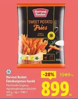 Lidl HARVEST BASKET Édesburgonya hasáb ajánlat