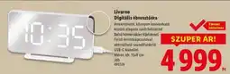 Lidl Livarno Digitális ébresztőóra ajánlat