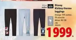 Lidl Disney Kislány thermo leggings ajánlat