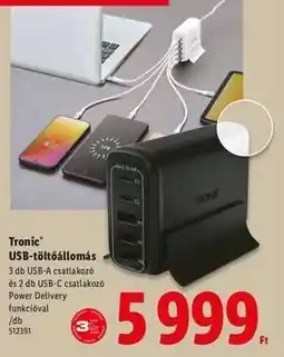 Lidl TRONIC USB töltőállomás ajánlat