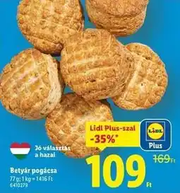 Lidl Betyár pogácsa ajánlat