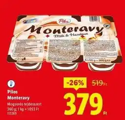 Lidl PILOS Monteravy ajánlat