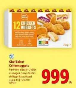 Lidl Chef Select Csirkenuggets ajánlat