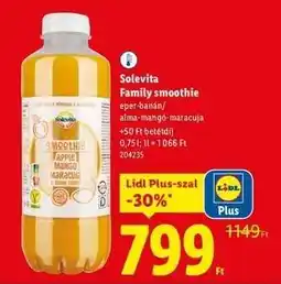 Lidl Solevita Family smoothie ajánlat