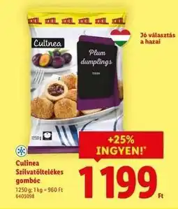 Lidl CULINEA Szilvatöltelékes gombóc ajánlat