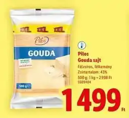 Lidl PILOS Gouda sajt ajánlat