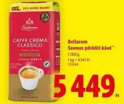 Lidl Bellarom Szemes pörkölt kávé ajánlat