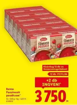 Lidl Baresa Passzírozott paradicsom ajánlat