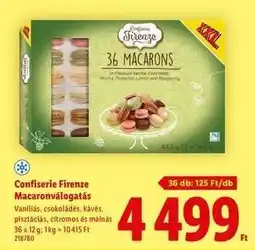 Lidl CONFISERIE FIRENZE Macaronválogatás ajánlat
