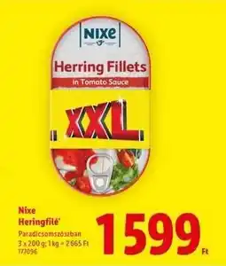 Lidl NIXE Heringfilé ajánlat