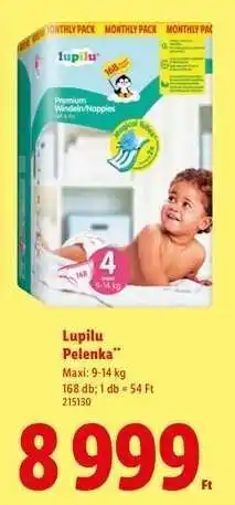 Lidl LUPILU Pelenka ajánlat