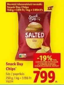 Lidl SNACK DAY Chips ajánlat