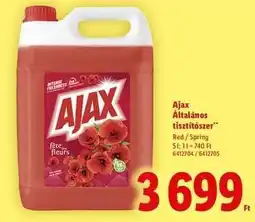 Lidl AJAX Általános tisztítószer ajánlat
