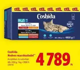 Lidl Coshida Nedves macskaeledel ajánlat