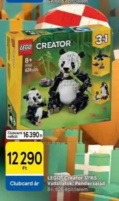 Tesco LEGO Creator 31165 Vadállatok: Pandacsalád ajánlat