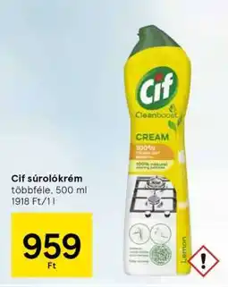 Tesco CIF Súrolókrém ajánlat