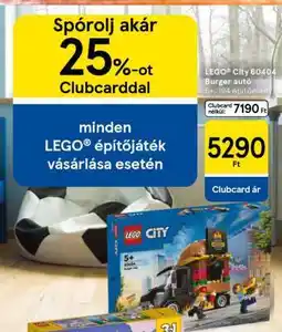 Tesco LEGO City 60404 Burger autó ajánlat