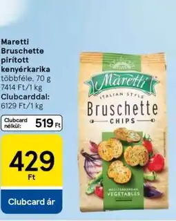 Tesco Maretti Bruschette pirított kenyérkarika ajánlat