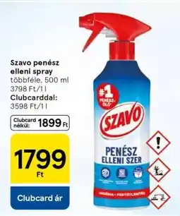 Tesco Szavo penész elleni spray ajánlat