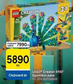 Tesco LEGO Creator 31157 Egzotikus páva ajánlat