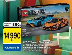 Tesco LEGO Speed Champions 77238 Lamborghini Revuelto és Huracán STO ajánlat