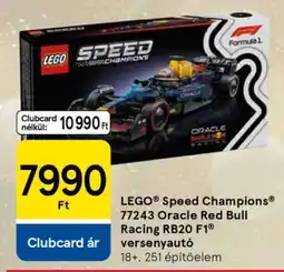 Tesco LEGO Speed Champions 77243 Oracle Red Bull Racing RB20 F1 versenyautó ajánlat