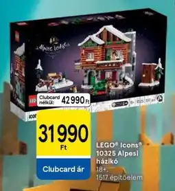 Tesco LEGO Icons 10325 Alpesi házikó ajánlat