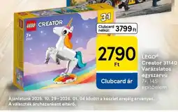Tesco LEGO Creator 31140 Varázslatos egyszarvú ajánlat