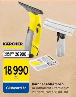 Tesco Kärcher ablakmosó ajánlat