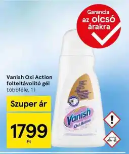 Tesco Vanish Oxi Action folteltávolító gél ajánlat