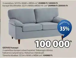 JYSK GEDVED kanapé ajánlat