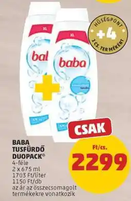 PENNY Baba Tusfürdő Duopack ajánlat