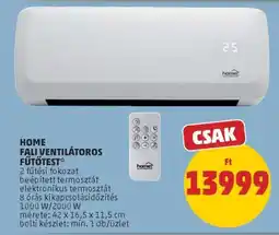 PENNY HOME Fali Ventilátoros Fűtőtest ajánlat