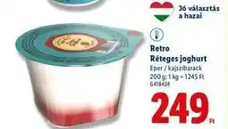 Lidl Retro Réteges joghurt ajánlat