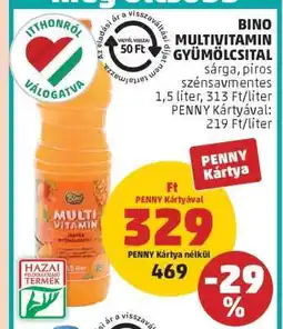 PENNY Bino Multivitamin Gyümölcslé ajánlat