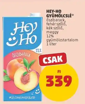 PENNY HEY-HO Gyümölcslé ajánlat