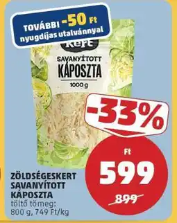 PENNY Zöldségeskert Savanyított Káposzta ajánlat