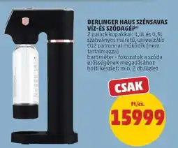 PENNY BERLINGER HAUS SZÉNSAVAS VÍZ-ÉS SZÓDAGÉP ajánlat